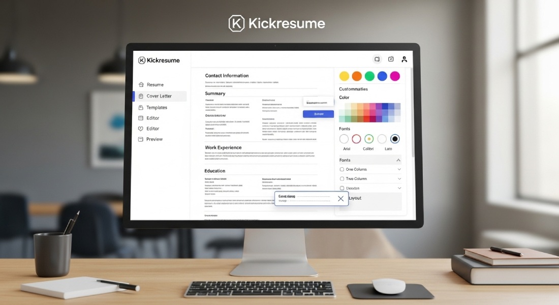 Kickresume — резюме с помощью ИИ